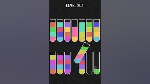 Water Sort Puzzle Level 203 Walkthrough Solution Android/iOS 💦