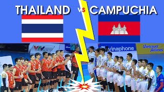 Thailand vs Campuchia || Bóng chuyền Nam|| seagames