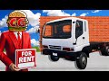 Renting flatbed tow trucks for big profit in rent a car simulator