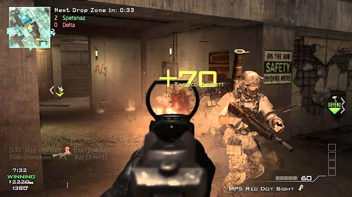 MW3 Triple/multikill with every gun: MP5