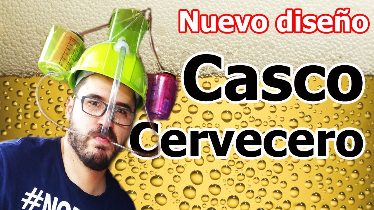 galería Productivo Decaer DIY Drinking helmet new design 4 beers - YouTube