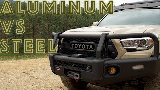 Steel vs Aluminum Bumpers