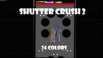 Shutter Crush 2 - 24 color marble race in Algodoo