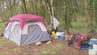 ODOT begins cleanup of Rocky Butte homeless camp