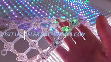 LED Mesh Screen Display P30 Flexible LED Video Screen elektric-junkys.com Skyscraper Facade Cover