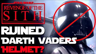 REVENGE OF THE SITH RUINED / FIXED DARTH VADERS HELMET, History of Darth Vader's Helmet, Darth Vader
