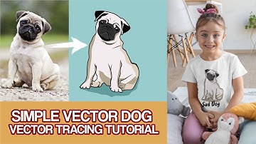 Tutorial Tracing Vector Dog Untuk Desain Kaos Menggunakan corelDRAW