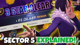 How to 3-STAR Timespace Junction Sector 5 (Easy Guide) | Seven Deadly Sins: Origin