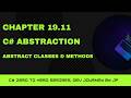 Chapter19.11 C# Abstraction Explained | Abstract Class & Method