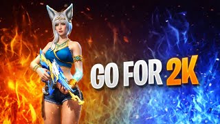 🔴🎯TARGET 2K🎯🔴 UID CHECK✅ FREE FIRE LIVE STREAMING🔥😱