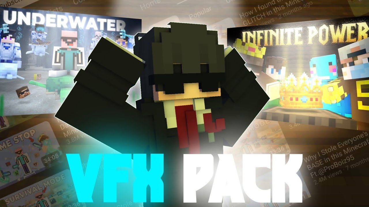 👀 Best VFX Pack for your Minecraft videos 🤯 [ Don't Miss!! ] - YouTube