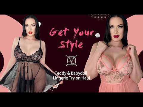 Teddy Bodysuit & Babydoll Lingerie Try on Haul | Avidlove ft.Raven Rose