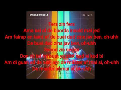 Imagine Dragons - Beliver (pronunciación)