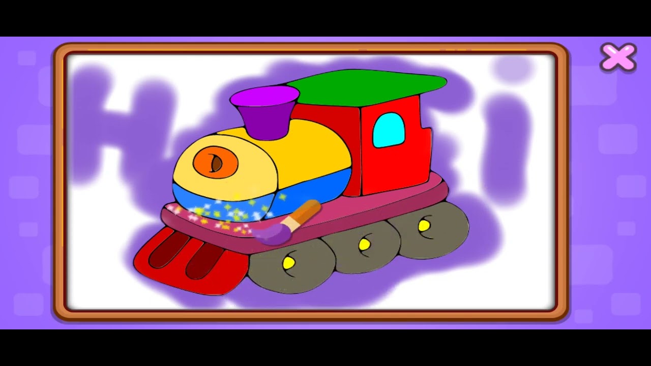Train Coloring How To Color Train Do Drawing YouTube