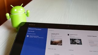 Microsoft Office Preview para Tablet Android - YouTube