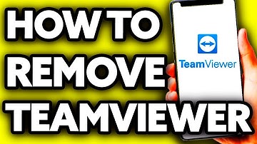 How To Remove Teamviewer Completely from Phone (EASY)