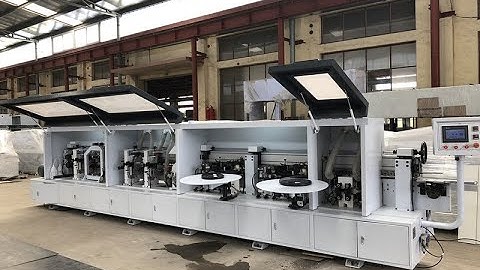 7 functions edge banding machine with pre milling and corner rounding