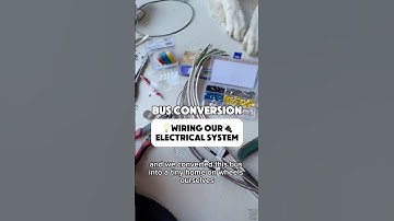 🚎🔌 Bus Conversion: wiring our electrical system #shorts #busbuild #vanbuild #busconversion #skoolie