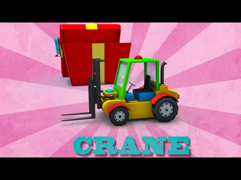 Crane Toy Formation Vehicles Cartoon for Kids