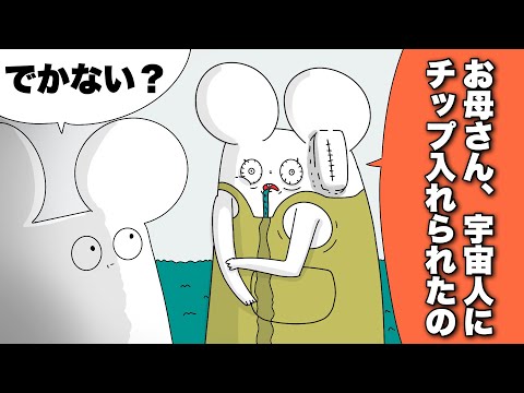 さっきUFOに連れ去られてチップ埋められたお母さん【アニメ】