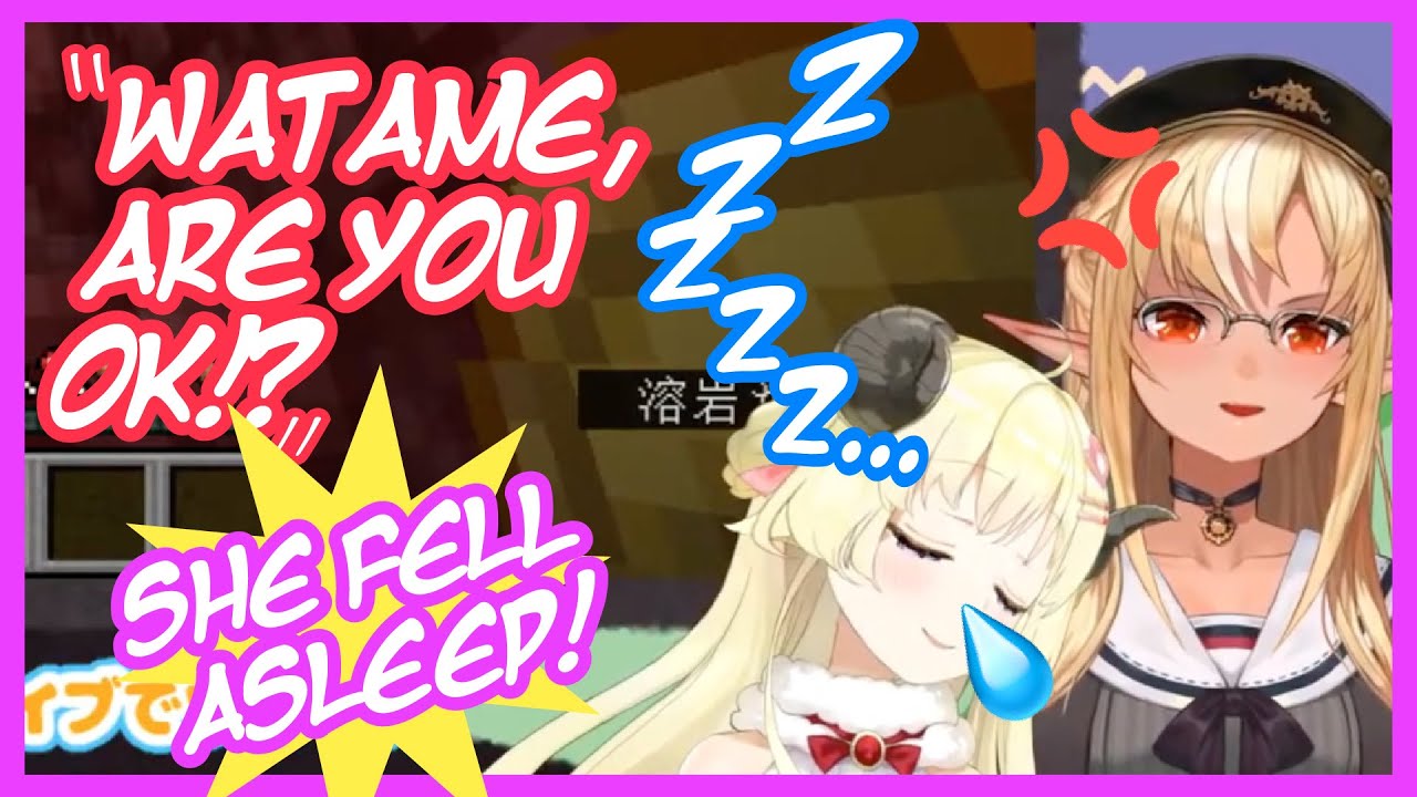 Watame Fell Asleep to Flare's Voice During their Collab [ENG]