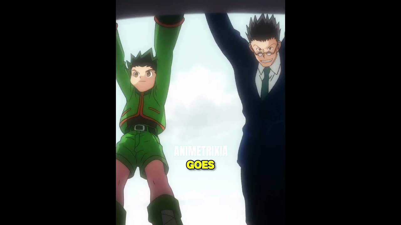 Gon joins Leorio and Kurapika to successfully open the Testing Gate together 💀😭 