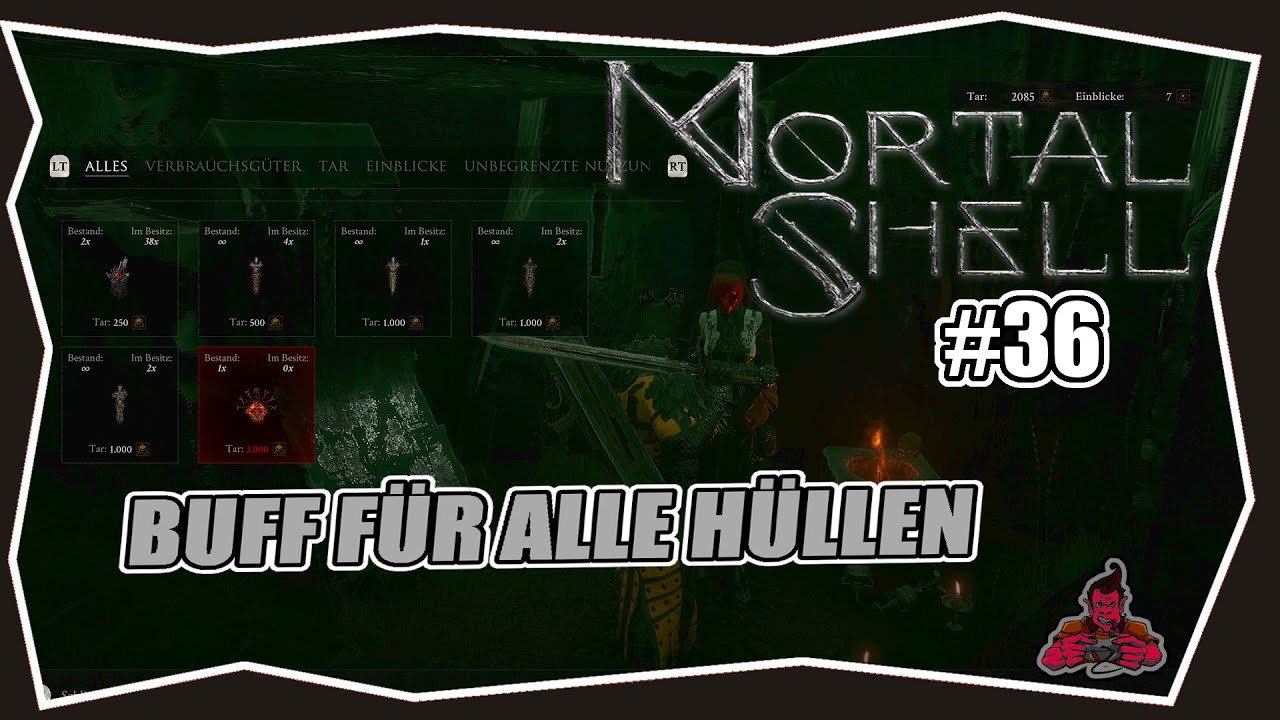 Shell Buff MORTAL SHELL #36 BUFF FÜR ALLE HÜLLEN ★ VERSTECKTER HÄNDLER ★ Deutsch ...