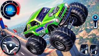 Car Racing Monster Truck Mega Ramp 3D - Car Stunts Extreme GT Impossible Driver - Android GamePlay screenshot 2