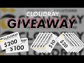 $450 CLOUDRAY MEGA GIVEAWAY