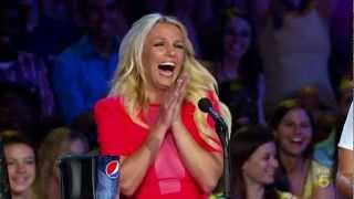 BRITNEY SPEARS - The X Factor USA (2012) - Panda Ross Audition