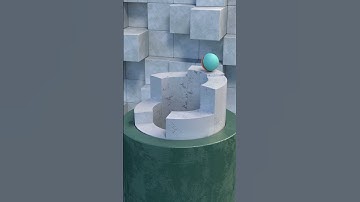 Circular walk - Blender 3d - Looped motion graphics.  #blender3d #short