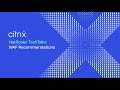 NetScaler TechTalks: WAF recommendations