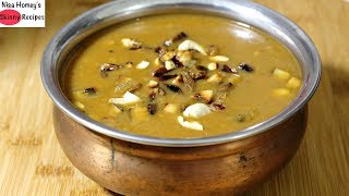 Moong Dal Ka Payasam - Cherupayar Parippu Payasam - Healthy Kerala Recipes - Kerala Vishu Special