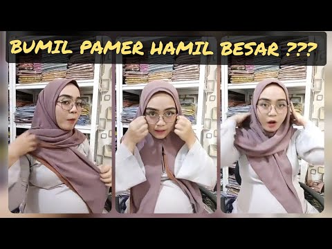 BUMIL CANTIK MANIS LIVE SEMANGAT JUALAN JILBAB MULUS PUTIH BIKIN SENENG LIHATNYA