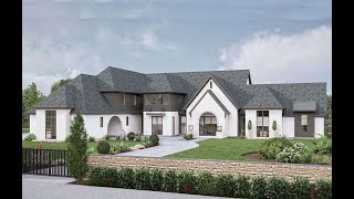 4,774 Sq Ft Modern Transitional House | 6-Car Garage | Plan 963-00883