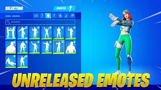 All Unreleasedleaked Emotes Fortnite Battle Royale