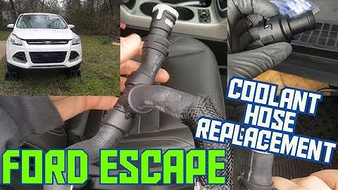 Ford Escape 1.6L 2013-2016 bypass/heater coolant hose replacement & quick connect fix