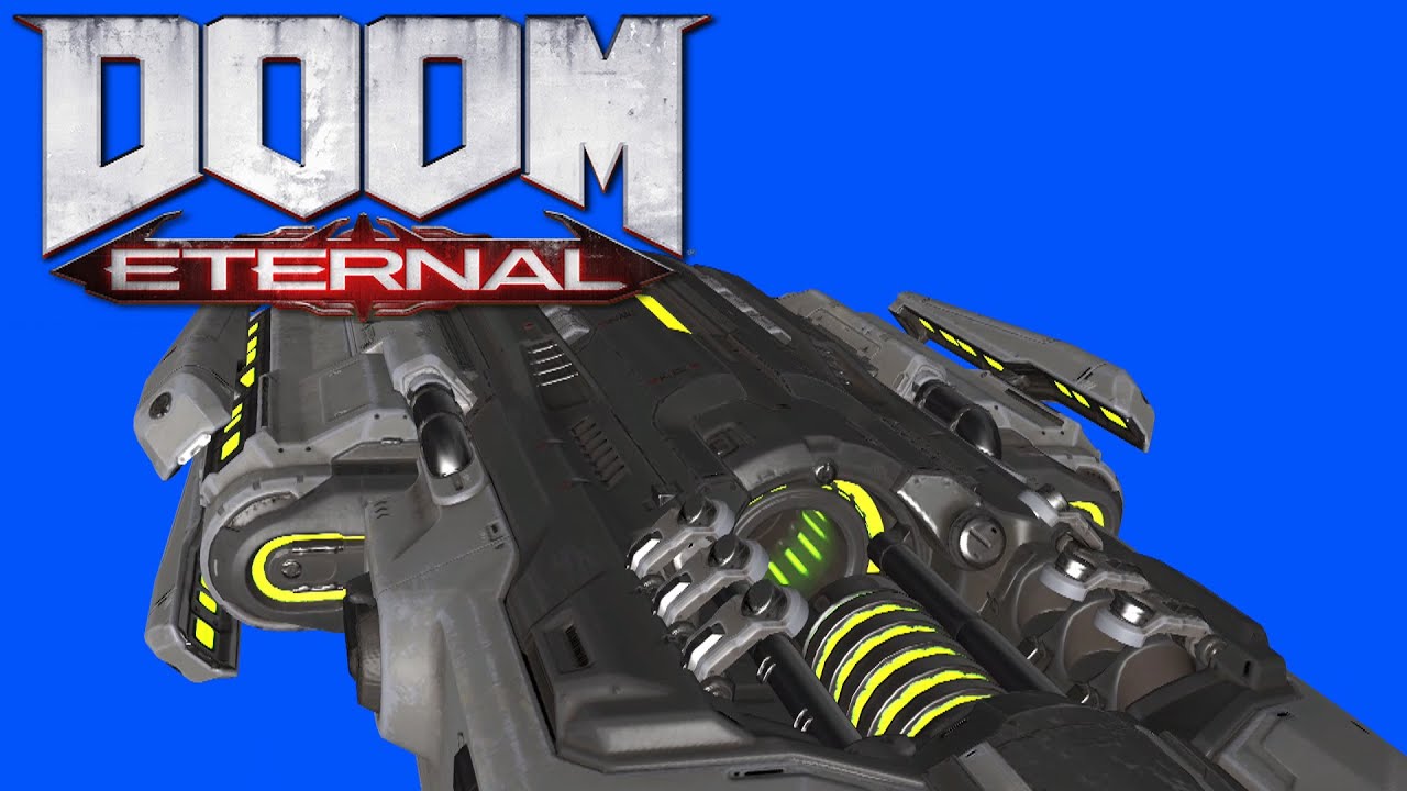 Doom Eternal - BFG 9000 in First Person [BLUE SCREEN] - YouTube