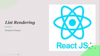 List Rendering in react | React JS - 18
