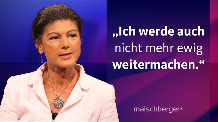 Wie geht es für das BSW weiter? Sahra Wagenknecht im Gespräch | maischberger