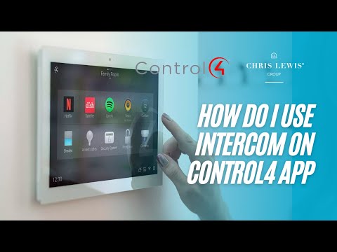 Control4 - How Do I Use Intercom on Control4 App