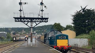 BR Class 17 ‘Clayton’ No.D8568 and No.7828 ‘Odney Manor’ on the West Somerset Railway 18/06/2022.