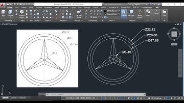 Auto CAD Practice Drawing-17 Hindi #DScadtraining #msme #ppdc #cad #meerut #saini #dinesh #AutoCAD