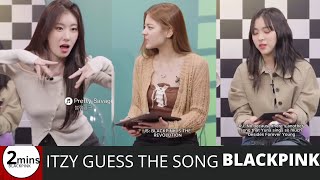 itzy guessing what blackpink song yuna has in her playlist Resimi