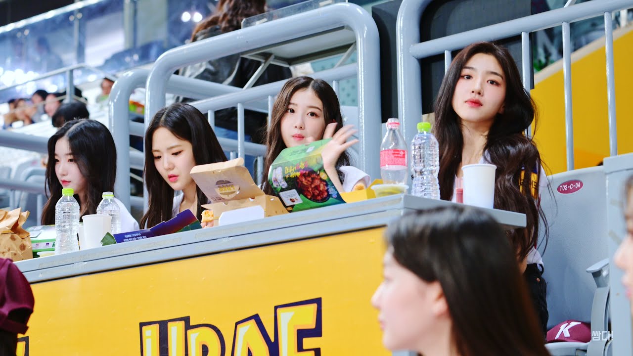 [4K] 230419 트리플에스(tripleS) 테이블석 멤버들 직캠 (신한은행 SOL KBO 리그 축하 공연)(고척 스카이돔) #트리플에스 #tripleS