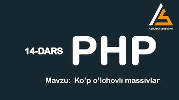 14-dars. PHPda  ko