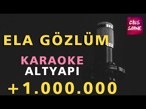 ELA GÖZLÜM BEN BU ELDEN GİDERSEM Karaoke Altyapı Türküler - Do