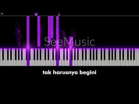 Keras Kepala - Meiska | Piano Tutorial + lyric | original key