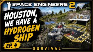 Houston, We Have a Hydrogen Ship! | Space Engineers 2 Survival Ep. 4