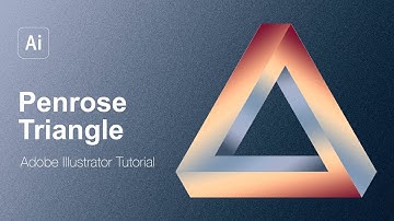 Imposible Penrose Triangle - Adobe Illustrator Tutorial
